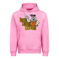 Fuchsia Pink yabba dabba doobie! Urban Hoodie - lanVoArt