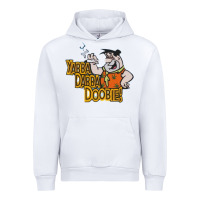 White yabba dabba doobie! Urban Hoodie - lanVoArt