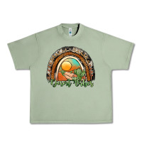 Oil Green desert vibes rainbow Urban Heavy Tee - JahusDesignShop