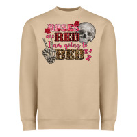 Valentine's Day Roses Are Red I Am Going To Bed Heavyweight Sweatshirt | Teevron