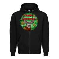 Black mule buck deer head christmas Zipper Hoodie - LillyAllenDesigns