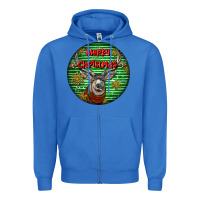 True Royal mule buck deer head christmas Zipper Hoodie - LillyAllenDesigns