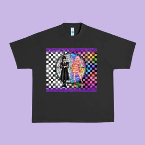 Gothic Girl Horror Family Urban Heavy Tee Designed By Tumblerdesignbyshophia