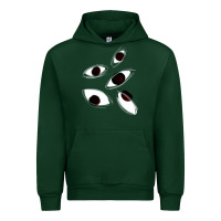 Forest Green weirdcore staring Urban Hoodie - lanVoArt