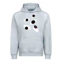 Heather Grey weirdcore staring Urban Hoodie - lanVoArt