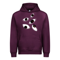 Mauve Wine weirdcore staring Urban Hoodie - lanVoArt