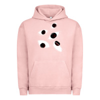 Pigment Salmon weirdcore staring Urban Hoodie - lanVoArt