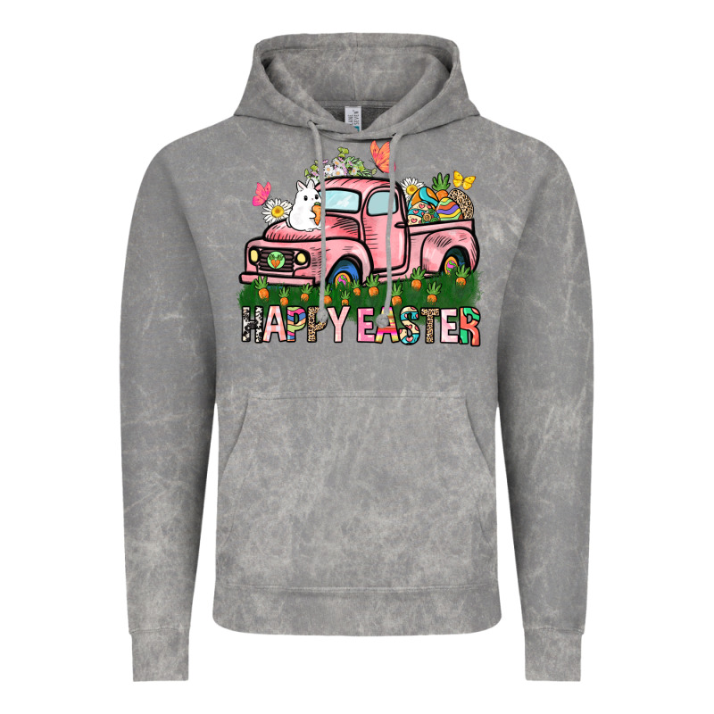 Happy Easter Day Truck Vintage Hoodie by HowdyJamesFarm | Teevron