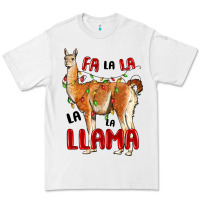 White christmas llama Premium Tee - LillyAllenDesigns