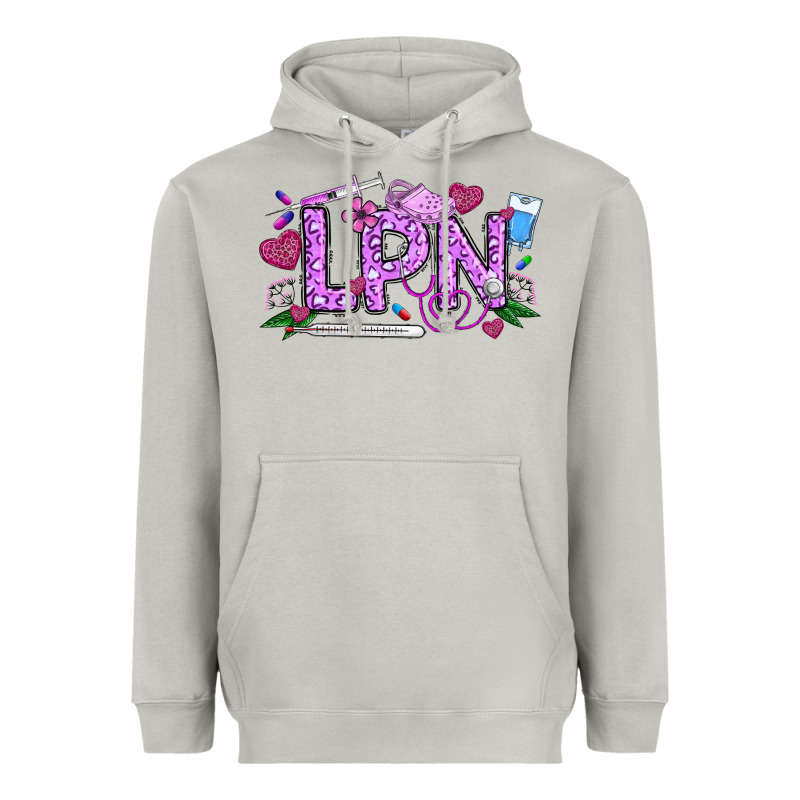 Valentine Lpn Heavyweight Hoodie by CowhideDigitalArt | Teevron