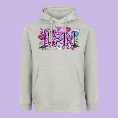 Valentine Lpn Heavyweight Hoodie Designed By Cowhidedigitalart
