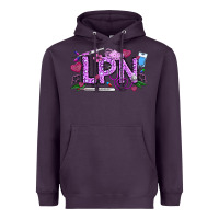 Plum Valentine LPN Heavyweight Hoodie - CowhideDigitalArt