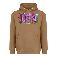 Toasted Coconut Valentine LPN Heavyweight Hoodie - CowhideDigitalArt