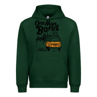 Forest Green old dominion one man Urban Hoodie - lanVoArt
