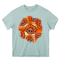 Arona Thanksgiving Turkey With Tartan Patch Heavy Core Tee - BundleAndBundleShop