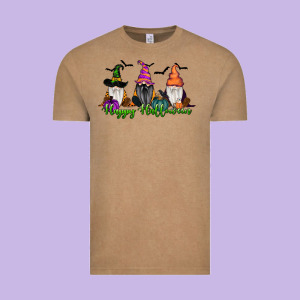 Happy Halloween Gnome Pumpkin Vintage Tee Designed By Ranaportraitstore