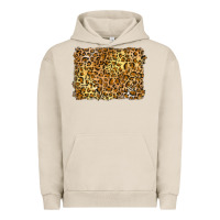 Pigment French Oak handdrawn leopard pattern yellow Urban Hoodie - BarkalooDesign