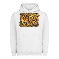Pigment Lunar Rock handdrawn leopard pattern yellow Urban Hoodie - BarkalooDesign