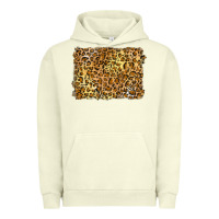 Pigment Pistachio handdrawn leopard pattern yellow Urban Hoodie - BarkalooDesign