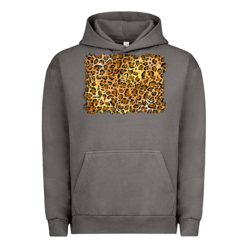 Handdrawn Leopard Pattern Yellow Urban Hoodie by BarkalooDesign | Teevron
