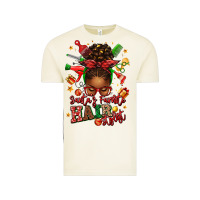 Vintage Arctic santas favorite hair stylist afro messy bun Vintage Tee - texasbilliewilder