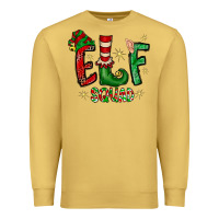 Antique Gold Elf Squad Premium Sweatshirt - CowhideDigitalArt