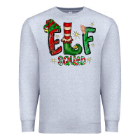 Heather Grey Elf Squad Premium Sweatshirt - CowhideDigitalArt