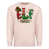 Pale Pink Elf Squad Premium Sweatshirt - CowhideDigitalArt