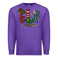 Purple Elf Squad Premium Sweatshirt - CowhideDigitalArt