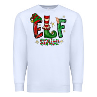 White Elf Squad Premium Sweatshirt - CowhideDigitalArt