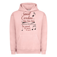 Pigment Salmon sweet caroline...bah bah bah Urban Hoodie - lanVoArt