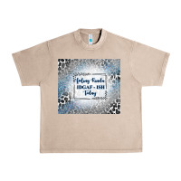 French Oak feeling kinda idgaf ish today with leopard and gli Urban Heavy Tee - TumblerDesignByShophia