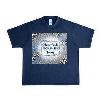 Navy feeling kinda idgaf ish today with leopard and gli Urban Heavy Tee - TumblerDesignByShophia
