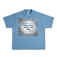 Pebble Blue feeling kinda idgaf ish today with leopard and gli Urban Heavy Tee - TumblerDesignByShophia