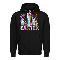Black My 1st Easter Zipper Hoodie - CowhideDigitalArt