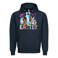 Navy My 1st Easter Zipper Hoodie - CowhideDigitalArt