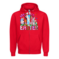 Red My 1st Easter Zipper Hoodie - CowhideDigitalArt
