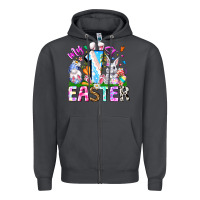 Smoke My 1st Easter Zipper Hoodie - CowhideDigitalArt