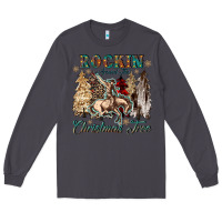 Smoke rockin around the christmas tree Long Sleeve Tee - CowGirlArtShop