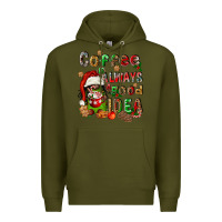 Army Green coffee is always a good idea Premium Hoodie - FaDigitalArtStudio
