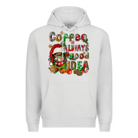Dove Grey coffee is always a good idea Premium Hoodie - FaDigitalArtStudio