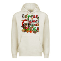 Oatmeal Heather coffee is always a good idea Premium Hoodie - FaDigitalArtStudio