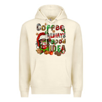 Sandshell coffee is always a good idea Premium Hoodie - FaDigitalArtStudio