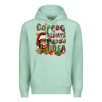 Seafoam coffee is always a good idea Premium Hoodie - FaDigitalArtStudio