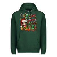 Sports Green coffee is always a good idea Premium Hoodie - FaDigitalArtStudio