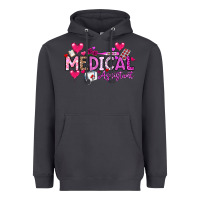 Smoke Valentine Medical Assistant Heavyweight Hoodie - CowhideDigitalArt