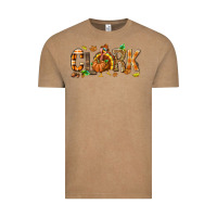 Vintage Coffee Personalized Thanksgiving Vintage Tee - NancyCooperArtShop