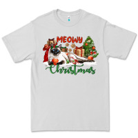 Dove Grey siamese cat meowy christmas Premium Tee - LillyAllenDesigns