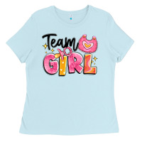 Baby Blue team girl Ladies Tee - Artiststas