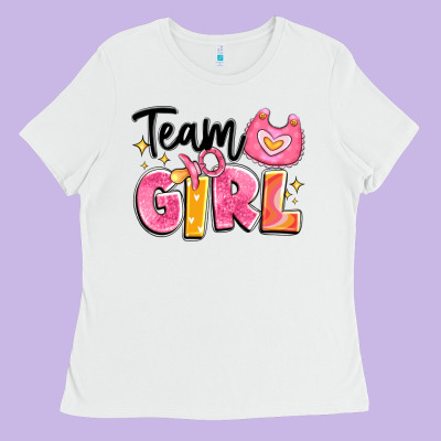 Team Girl Ladies Tee Designed By Artiststas
